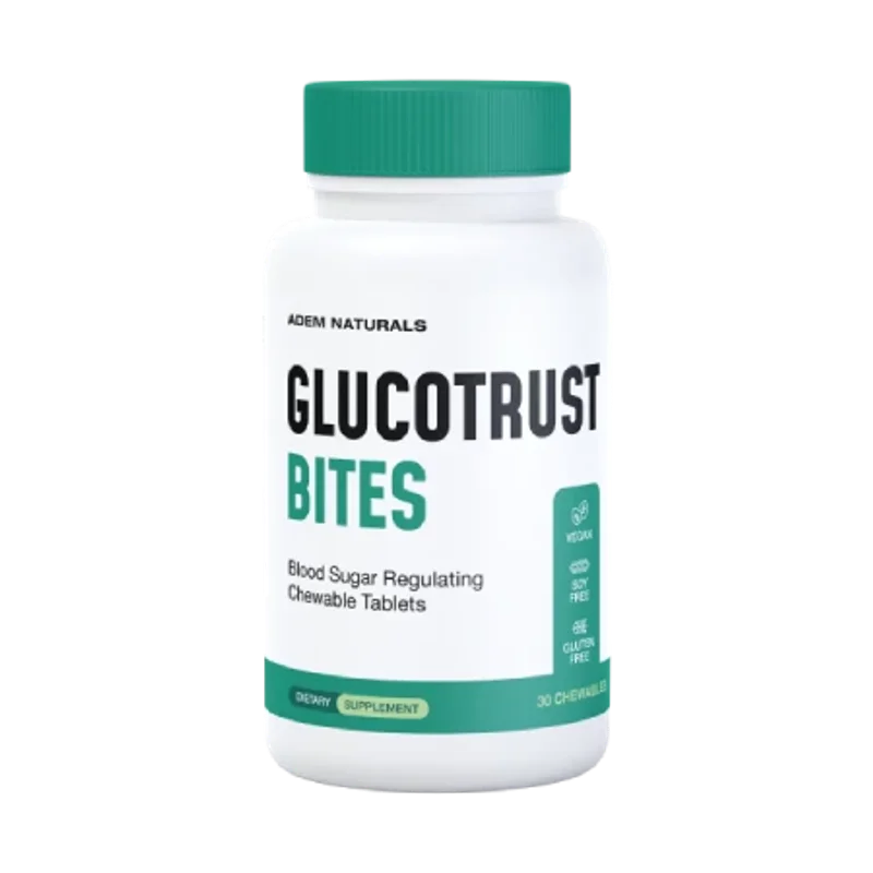 GlucoTrust Bites Blood Sugar Support — 1 Bottle / 30 Day Supply